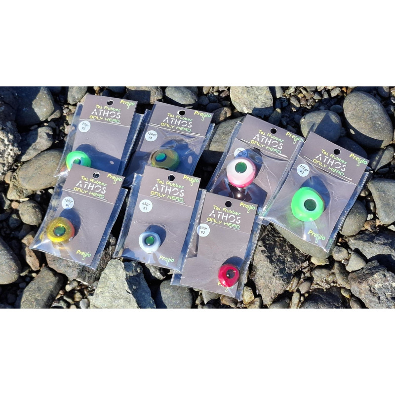 Pregio Κεφαλές Tai Rubber Athos Only Heads 80gr Pregio Κεφαλές Tai Rubber Athos Only Heads 80gr