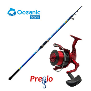 Σετ Καλάμι Oceanic Team Thalassa 4,20m & Μηχανισμός Pregio David 7000