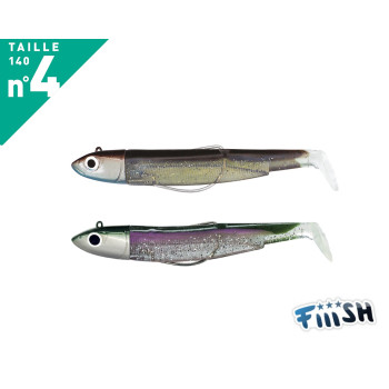 Fiiish Black Minnow No4 Double Combo Off Shore 40gr Sexy Brown - Green Morning