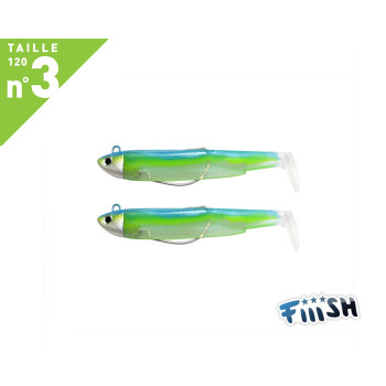 Fiiish Black Minnow No3 Double Combo Search 18gr French Paradise + Rattle