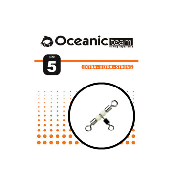 Oceanic Team Στριφτάρι Crossline Rolling With Glow Beads