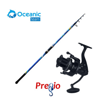 Σετ Καλάμι Oceanic Team Thalassa 4,20m & Μηχανισμός Pregio Range 8000